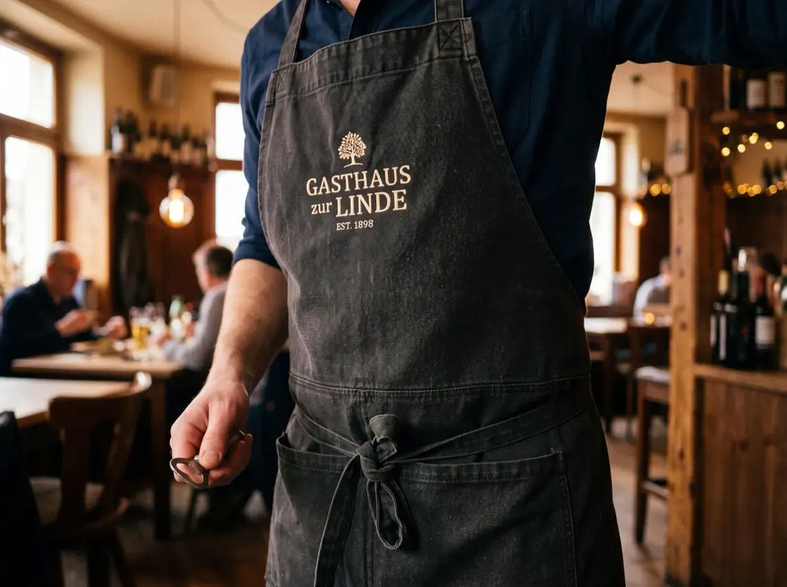 Gastronomie- & Servicekleidung mit Logo von wagners druckbar in Dinkelsbühl